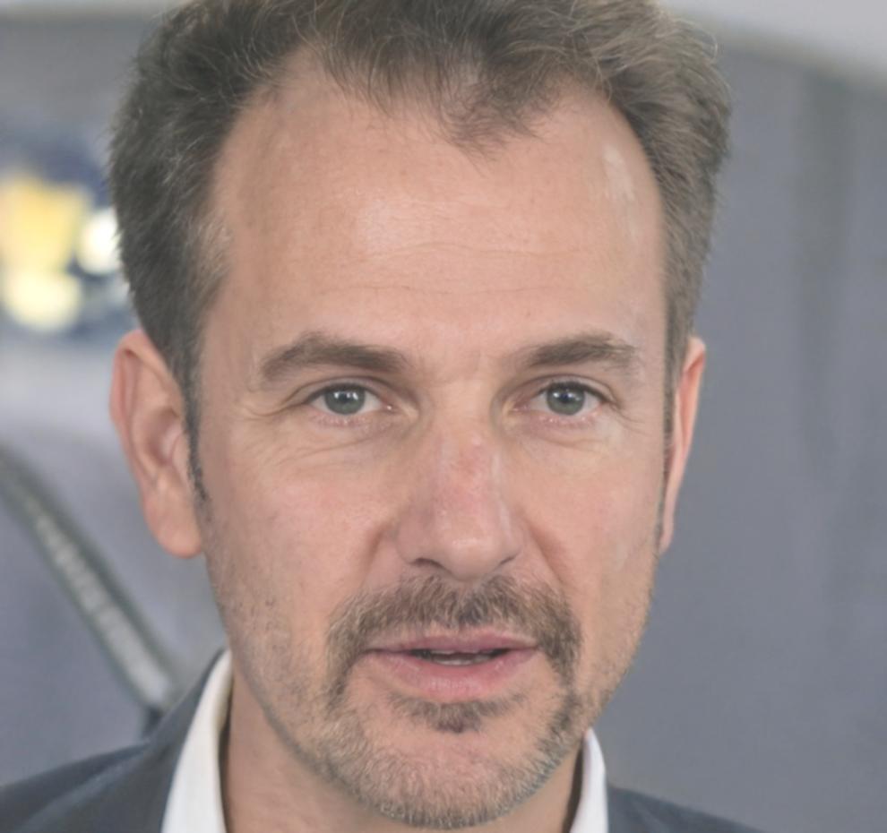 Retrato de Rubén Domínguez, empresario del sector servicios